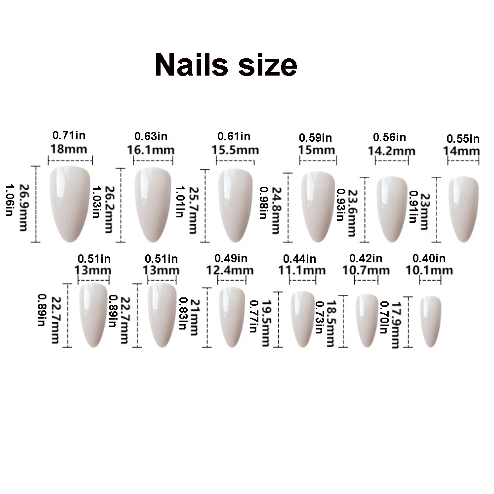 3Dフラワーデザインのフェイクネイル、光沢のあるキャットアイ - Embroidery Embellishments のレビューと価格